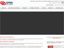 Tablet Screenshot of opendecisions.com